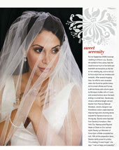 Elegant Bride magazine spread